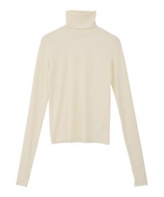 earth music&ecology リブタートルネックプルオーバー