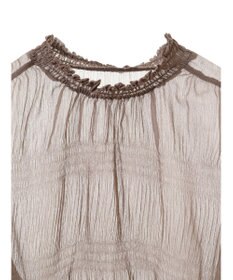 earth music&ecology マジョリカプリーツシアープルオーバー