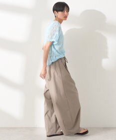 AMERICAN HOLIC チュールフリンジシアーＴシャツ