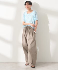 AMERICAN HOLIC チュールフリンジシアーＴシャツ