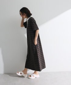 Green Parks ・ＳＵＧＡＲ　ＳＰＯＯＮ　ボーダーポロワンピース