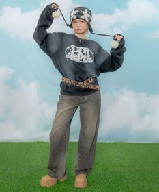 WEGO 【ユニセックス着用ITEM】サークルロゴプルオーバー