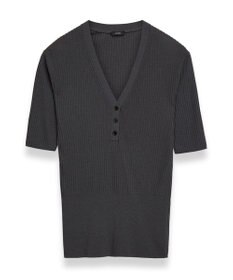 JOSEPH 【洗える】メリノリブ　ニットTEE
