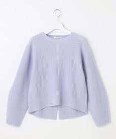 自由区 L 【洗える】ウールカシミヤブレンドプルオーバー ニット