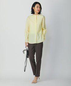 ICB 【洗える】エコナイロンストレッチ プルオーバーブラウス