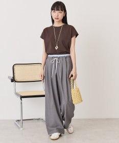 AMERICAN HOLIC 【先行予約】【抗菌防臭】フレンチスリーブプルオーバー