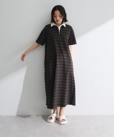 Green Parks ・ＳＵＧＡＲ　ＳＰＯＯＮ　ボーダーポロワンピース