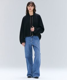 BEIGE， 【洗える】NAVIGLIO / フルレングスデニムバギーパンツ