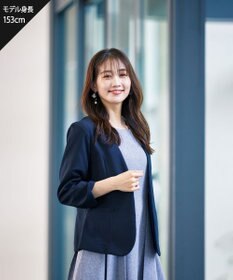 Tiaclasse L 【ダブルクロス・洗える】テーラードジャケット