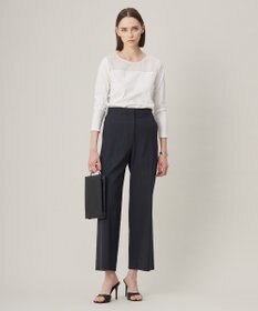 ICB 【接触冷感・UVカット・透け防止・吸水速乾・洗える】 シェルタリングドライオックス ワイドパンツ