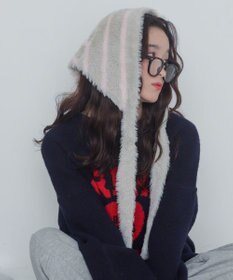 WEGO ボーダーニットバブーシュカ