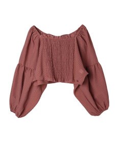 Green Parks ■ＥＳＣＡＲ　２ｗａｙ　シアーギンガムプルオーバー