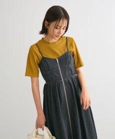 Green Parks プリーツ５分袖プルオーバー