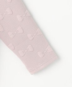 ANY KIDS リボン ジャガード カーディガン