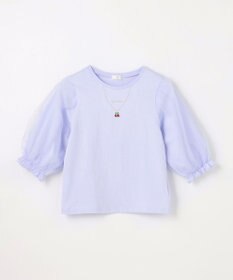 ANY KIDS チュール袖 七分Tシャツ