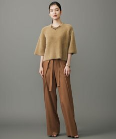 自由区 L 【SHIHOさん着用】フロントディテールラップワイド パンツ