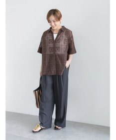 Te chichi 【接触冷感】レーヨンリネンパンツ(セットアップ可)