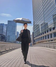 AURORA 【WEB限定】 バイカラー晴雨兼用傘（折りたたみ）