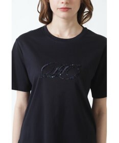 DAKS ロゴ スパンコール Tシャツ