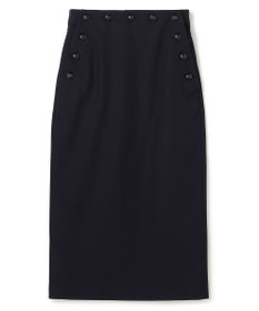 BEIGE， LAZUL / マリンボタンIラインスカート