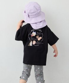 ANY KIDS 【綿100%】バックプリント オーバーサイズTシャツ