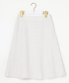 ANY SIS 【セットアップ対応】リップルボーダー フレア スカート