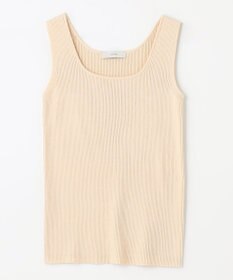 ANY 【洗濯機可能】タンクトップリブニット