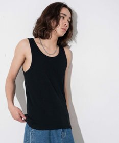 WEGO 【綿100%】リブタンクトップ