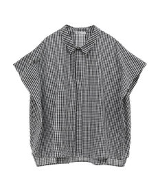 CRAFT STANDARD BOUTIQUE ステンサイドソリッドギンガムチェックブラウス