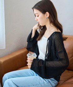 WEGO メッシュリボンカーディガン