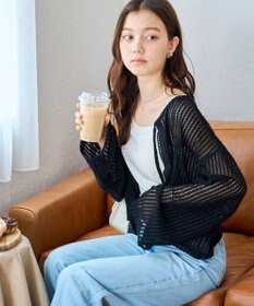 WEGO メッシュリボンカーディガン