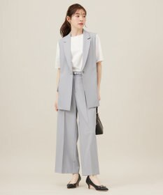 ANY SIS L 【UVカット・接触冷感・吸水速乾】スマートビューティストレッチ  ワイドパンツ