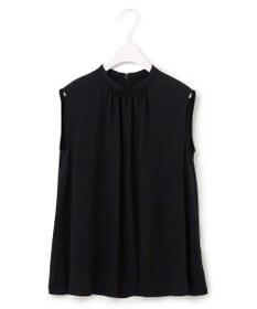 ICB 【WEB限定カラーあり】 Back Satin Amunzen ノースリーブブラウス