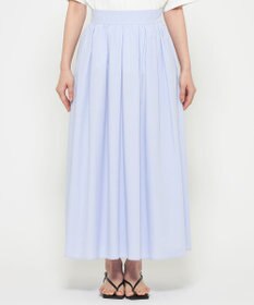 uncrave カラータイプライター フレアスカート