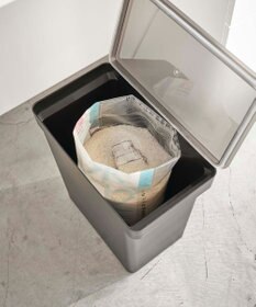 tower 密閉米びつ タワー 20kg 計量カップ付 ブラック