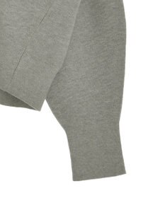 AMERICAN HOLIC バイパチ片畦衿付きニットプルオーバー