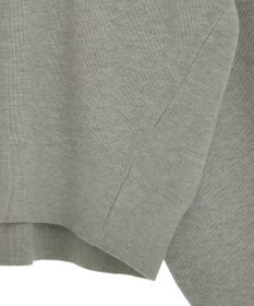 AMERICAN HOLIC バイパチ片畦衿付きニットプルオーバー