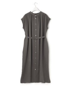 23区 S 【前後着用可能】フィブリルツイル ギャザー ワンピース