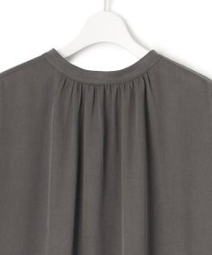 23区 L 【前後着用可能】フィブリルツイル ギャザー ワンピース