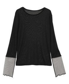 earth music&ecology シアースリーブプルオーバー