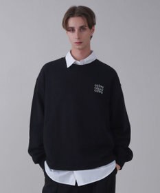 WEGO 【ユニセックス着用ITEM】ショートドロストワンポイント刺繍プルオーバー