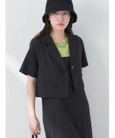 earth music&ecology リサイクルポリエステルブレンドショートシャツ