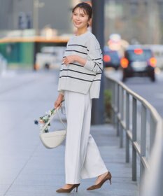 UNFILO L マイビューティニット クルーネック