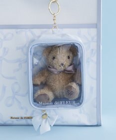 Maison de FLEUR リボンプリントクリアポーチ