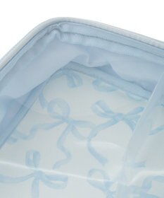 Maison de FLEUR リボンプリントクリアポーチ