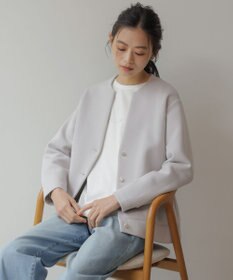 J.PRESS LADIES ダンボールジャージー ブルゾン