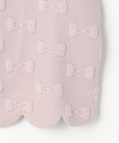 ANY KIDS リボン ジャガード カーディガン