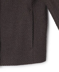 BEIGE， 【Oggi 10月号掲載】MULLIN / ウールツイードメタルボタンノーカラージャケット