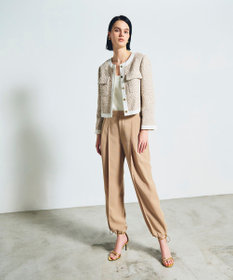 GRACE CONTINENTAL ツイードトリミングジャケット