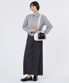 LeSportsac CONV DRAWSTRING CRSSBDY/ベージュ/ブラックシャイン/メレンゲ